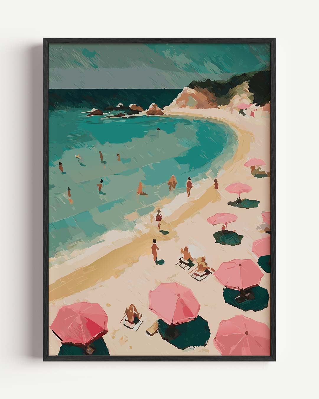 Zomerse Stranddroom Poster