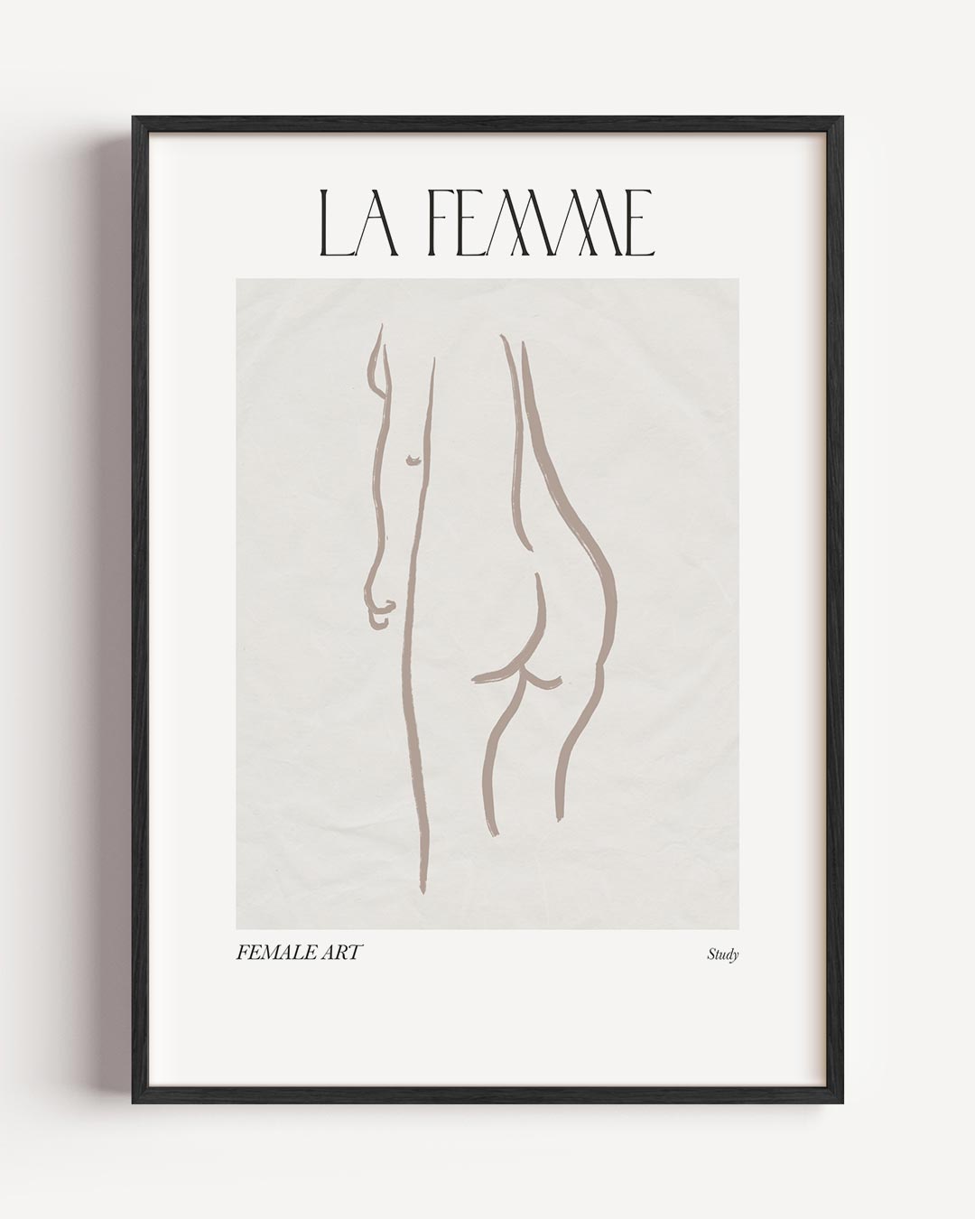 La Femme Artistieke Poster-WallArtistic