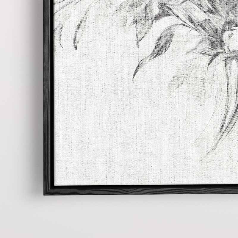 Zachte Bloesem Schets Kunstwerk-canvas-dibond-plexiglas-wanddecoratie-WallArtistic