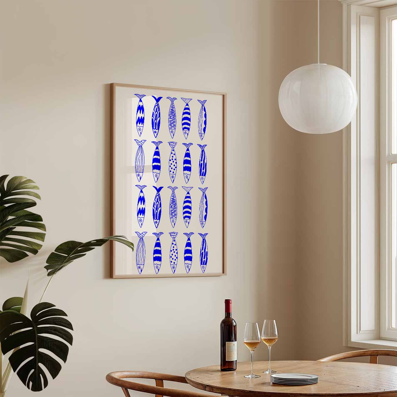 Vrolijke Visjes Wanddecoratie Poster