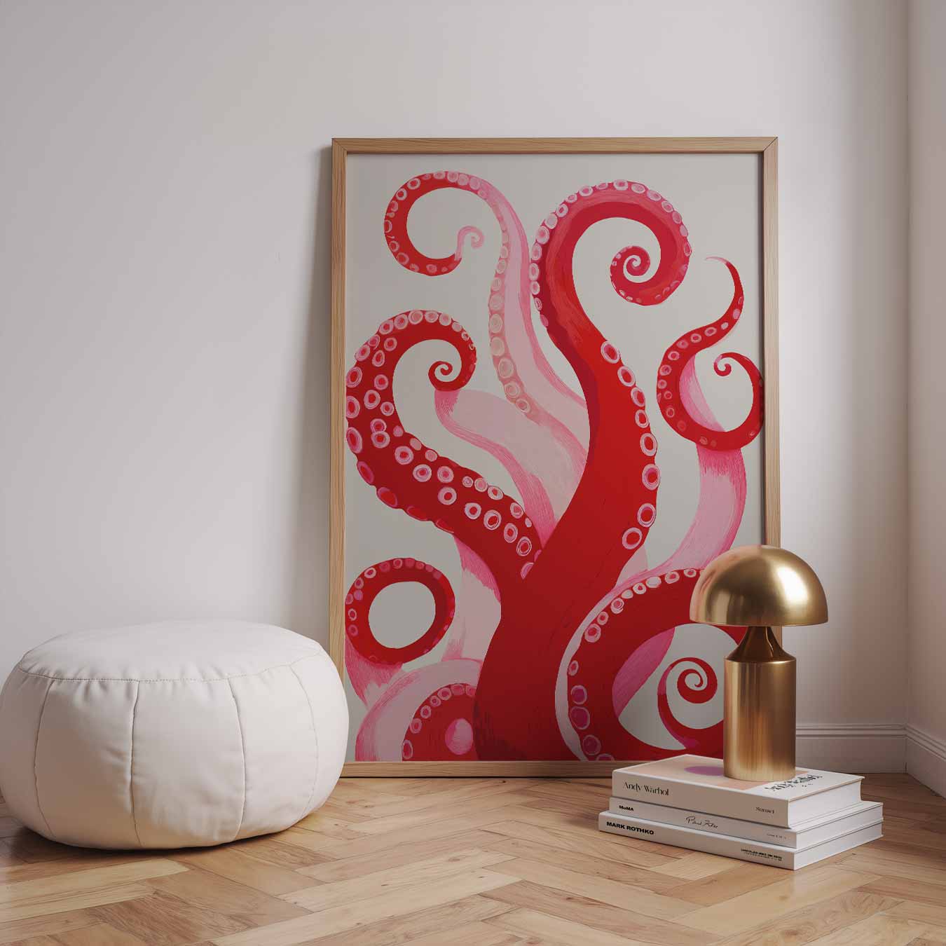 Octopus Tentakel Kunstposter