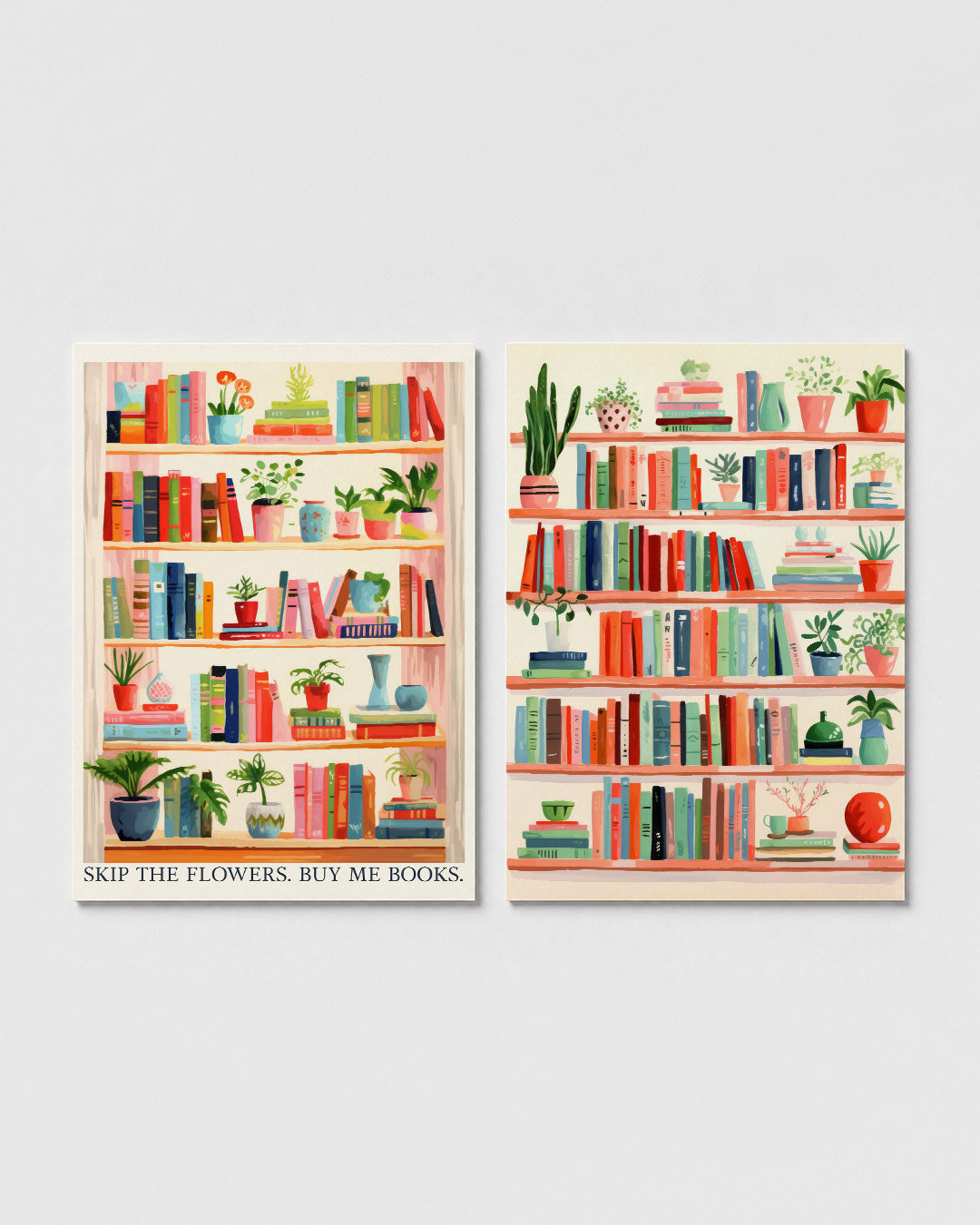 Boeken en planten Posterset