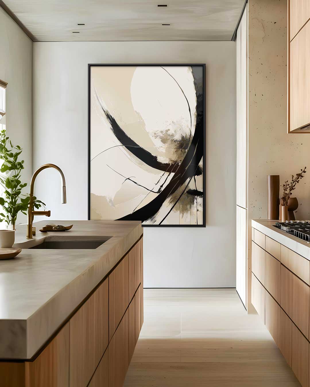 Elegante Bewegingen Kunstwerk-canvas-dibond-plexiglas-wanddecoratie-WallArtistic