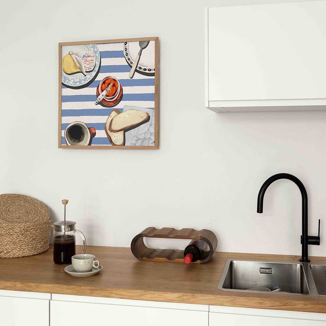 Ontbijt tafel Poster