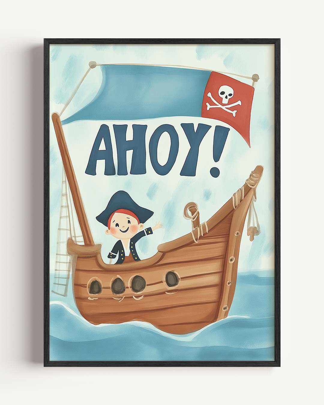 Piratenavontuur Kinderkamerposter