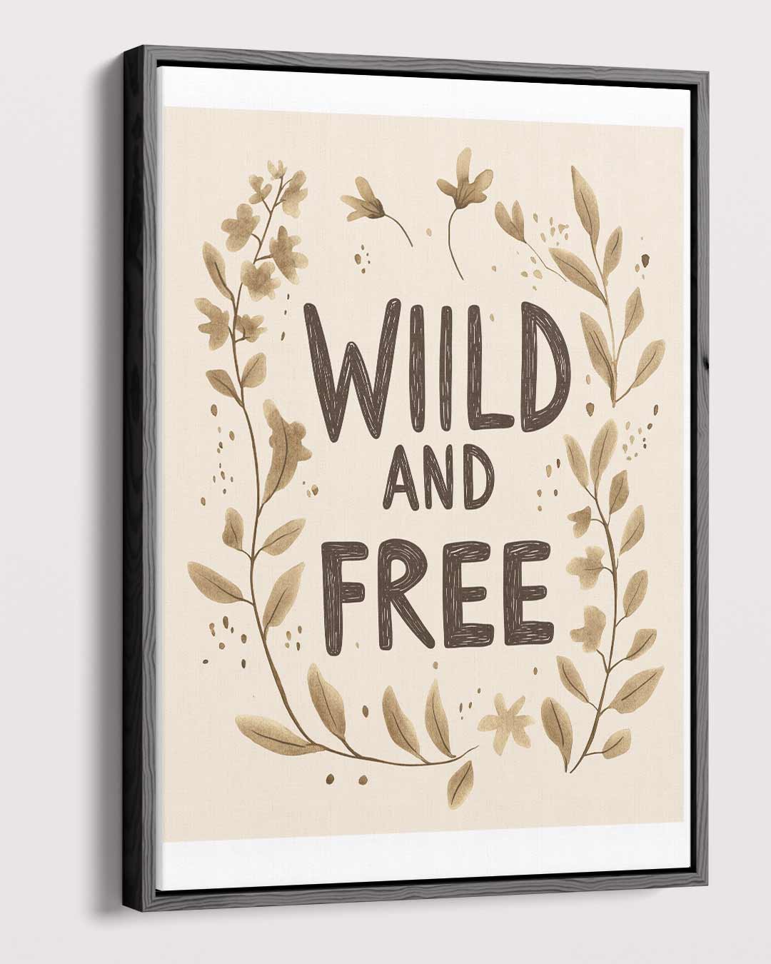 Wild and Free Botanisch Kunstwerk Kunstwerk-canvas-dibond-plexiglas-wanddecoratie-WallArtistic