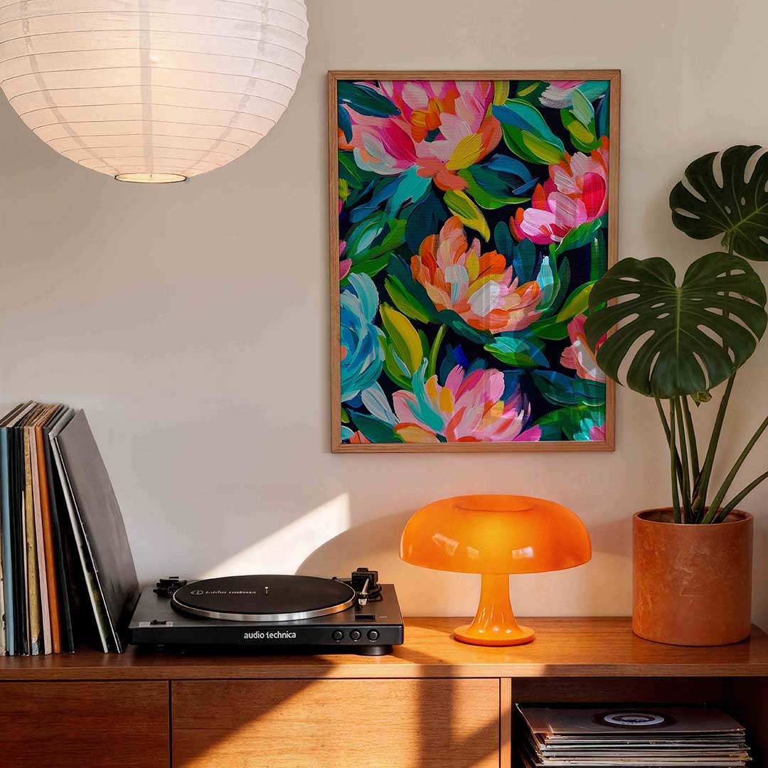 Bloemenexplosie Poster