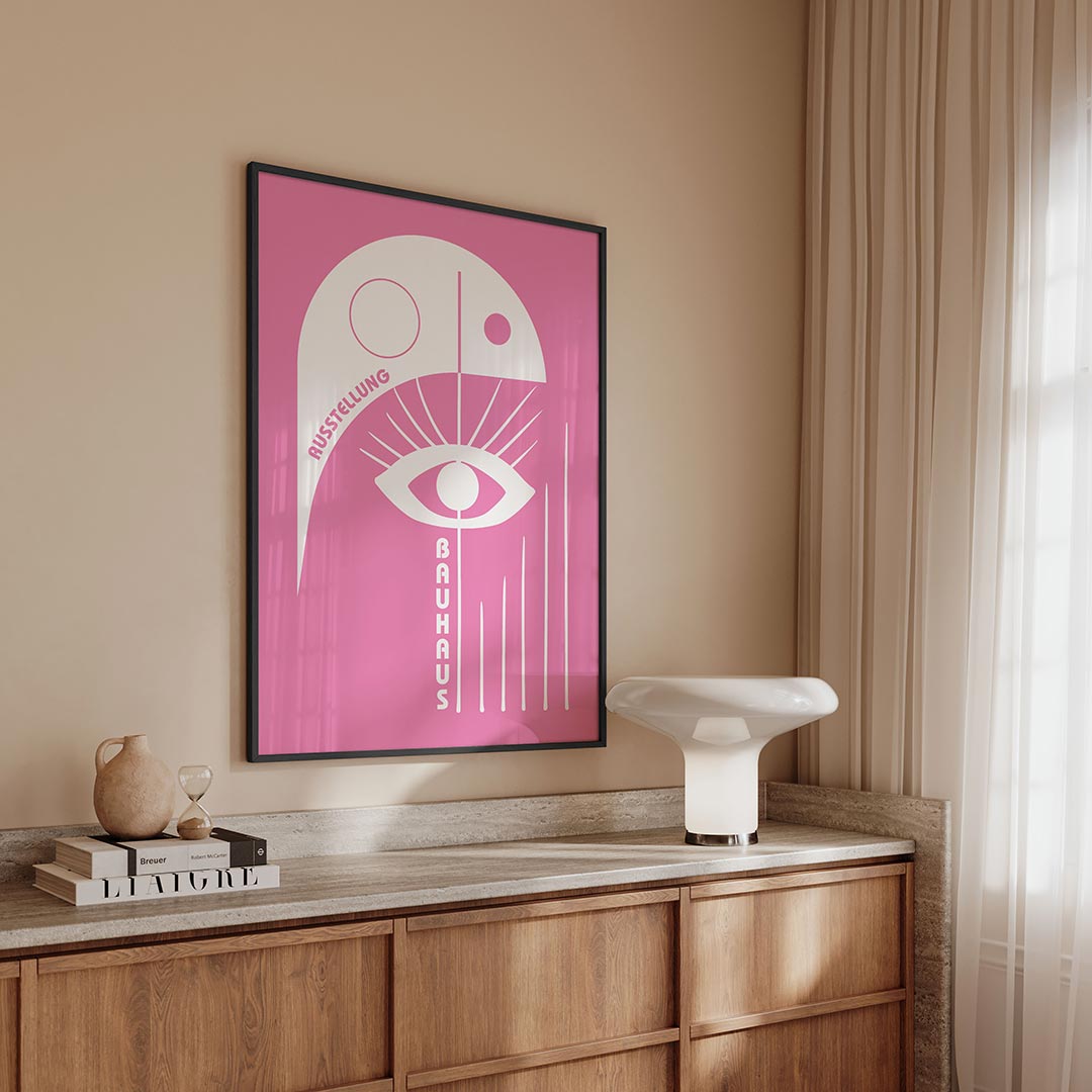 Oog en lijnen Poster