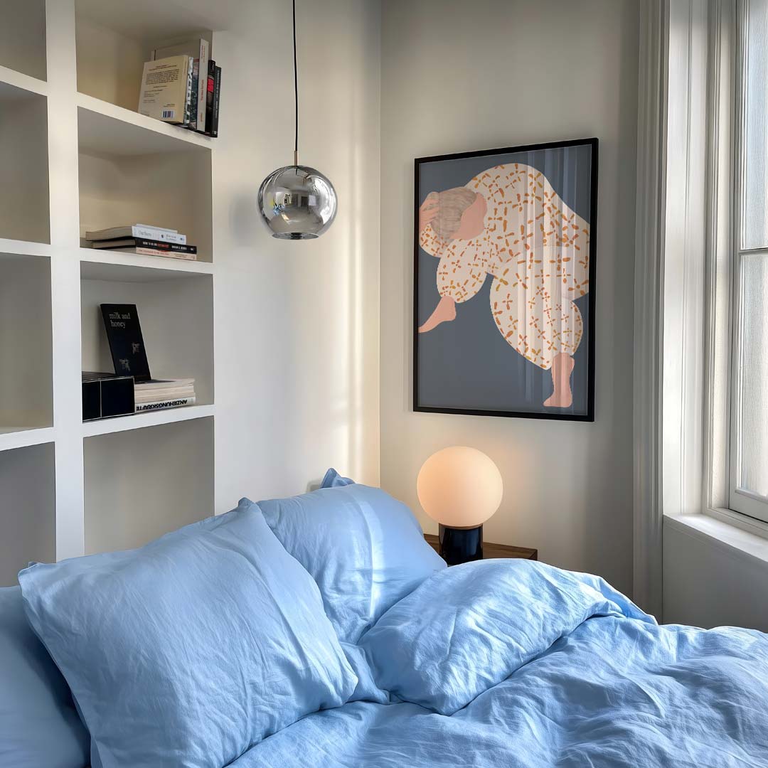 Vrolijke Abstracte Dans Poster-WallArtistic