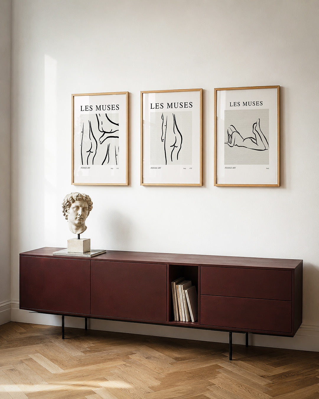 Lijnenspel en vormen Posterset