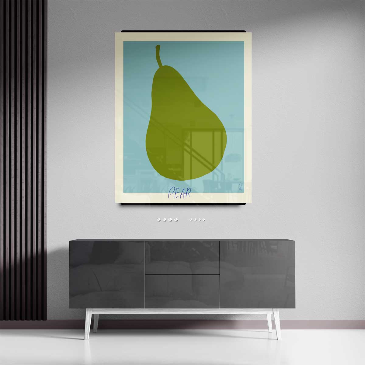 Moderne Peer Illustratie Kunstwerk-canvas-dibond-plexiglas-wanddecoratie-WallArtistic