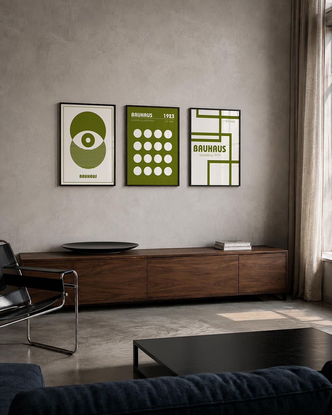 Cirkel en strepen Posterset