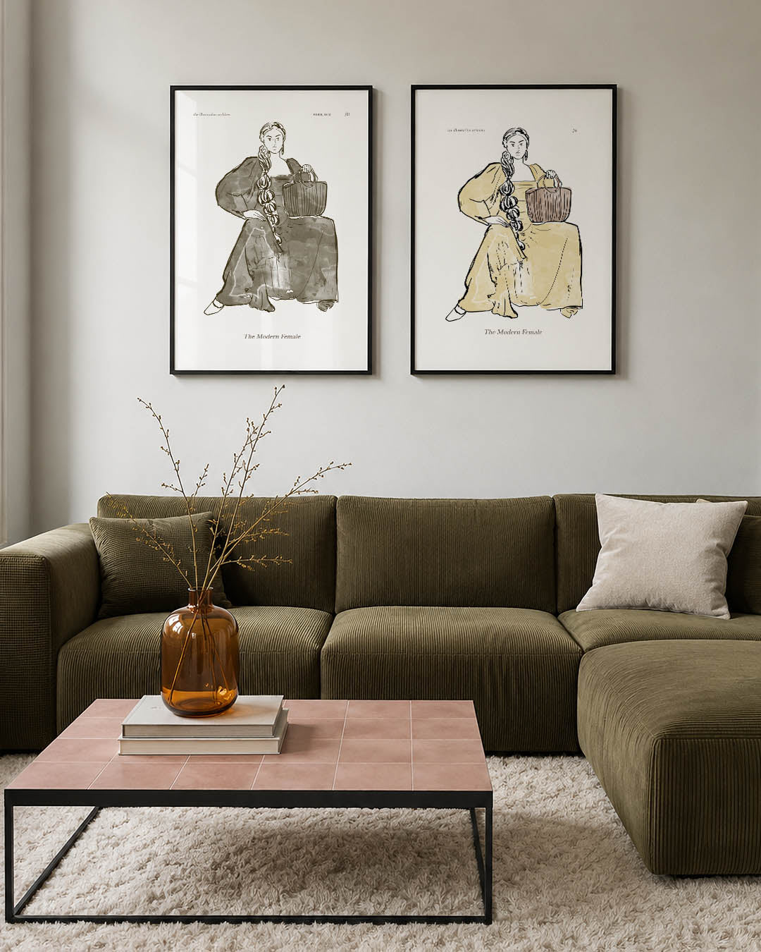 Vrouwelijke uitstraling Posterset