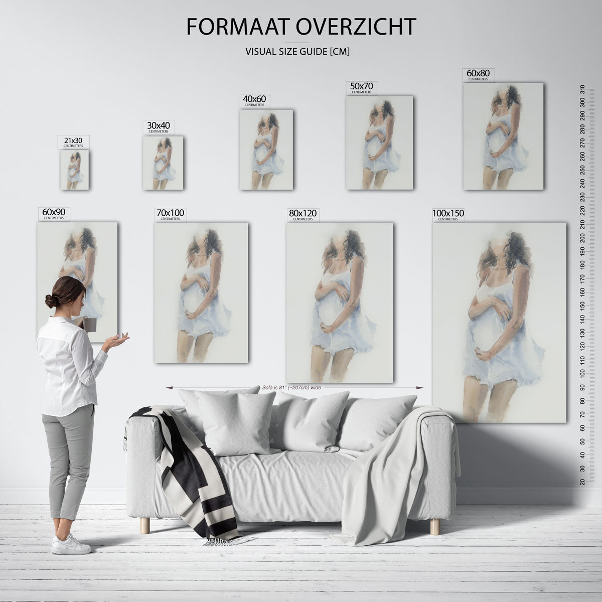Zwangere vrouw Poster