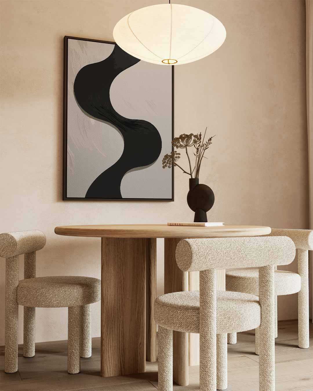 Golvende Contrasten Kunstwerk-canvas-dibond-plexiglas-wanddecoratie-WallArtistic