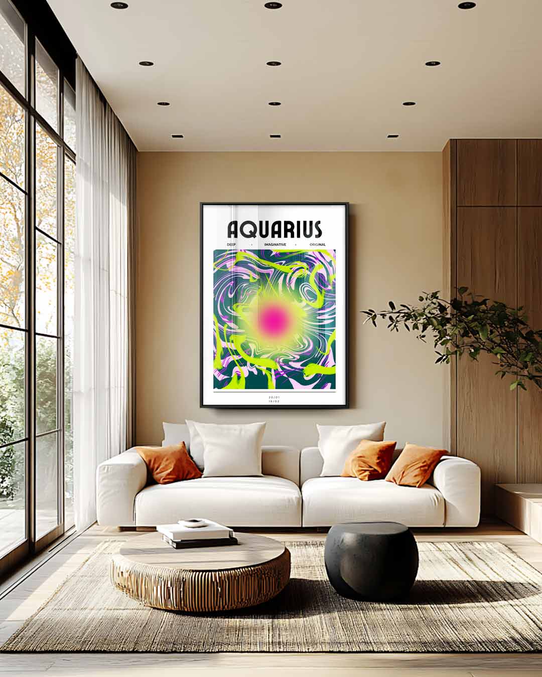 Abstract kunstwerk Kunstwerk-canvas-dibond-plexiglas-wanddecoratie-WallArtistic