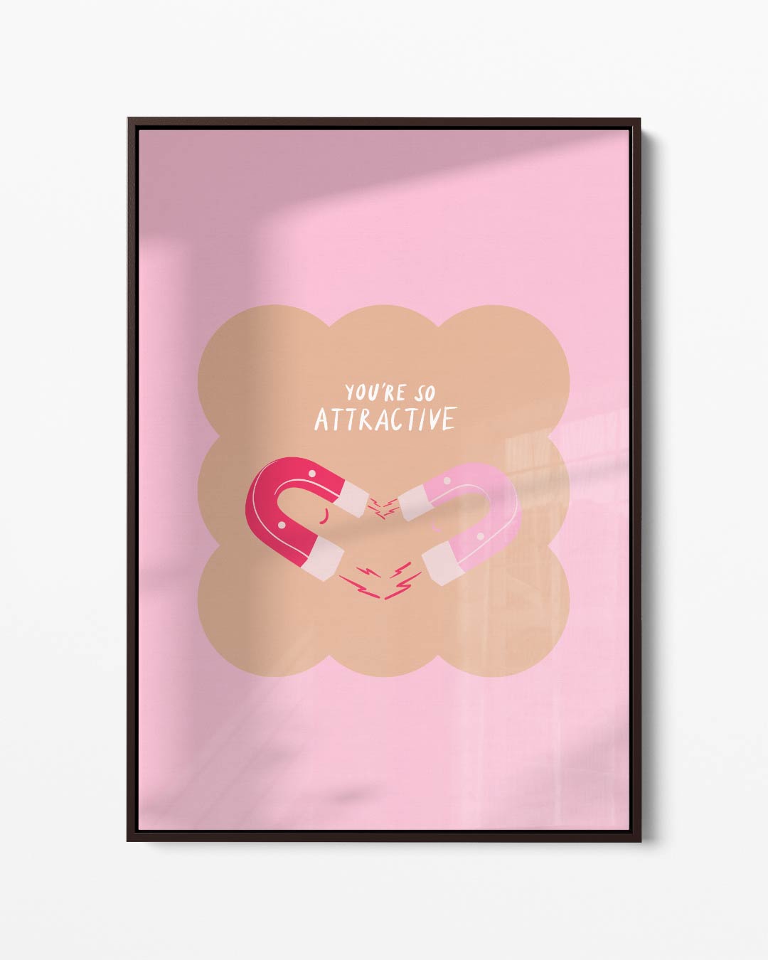 Magnetische Aantrekkingskracht Poster Kunstwerk-canvas-dibond-plexiglas-wanddecoratie-WallArtistic