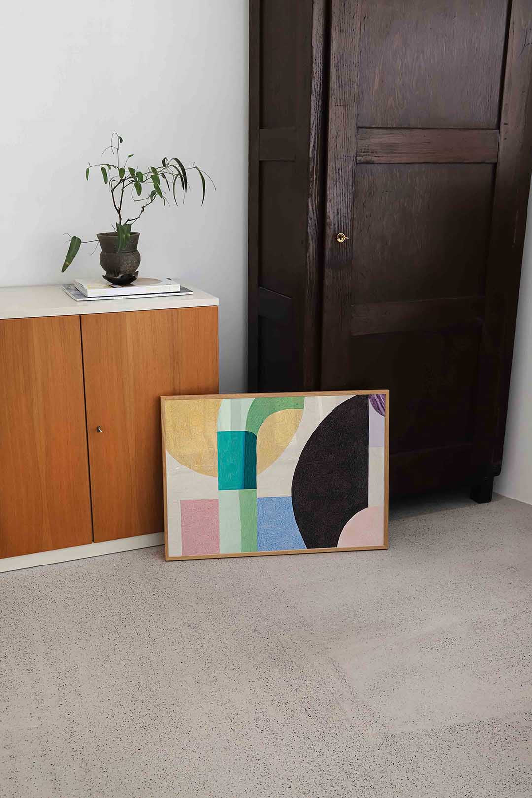 Abstracte vormen Poster