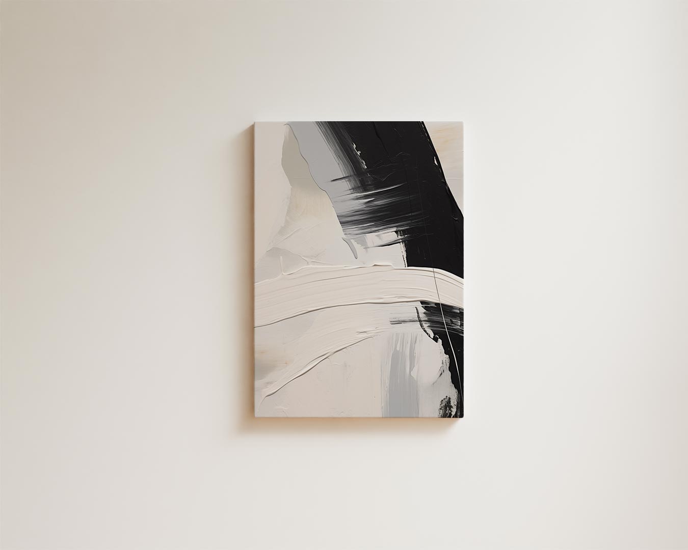 "Abstracte Minimalistische Expressie" Kunstwerk-canvas-dibond-plexiglas-wanddecoratie-WallArtistic