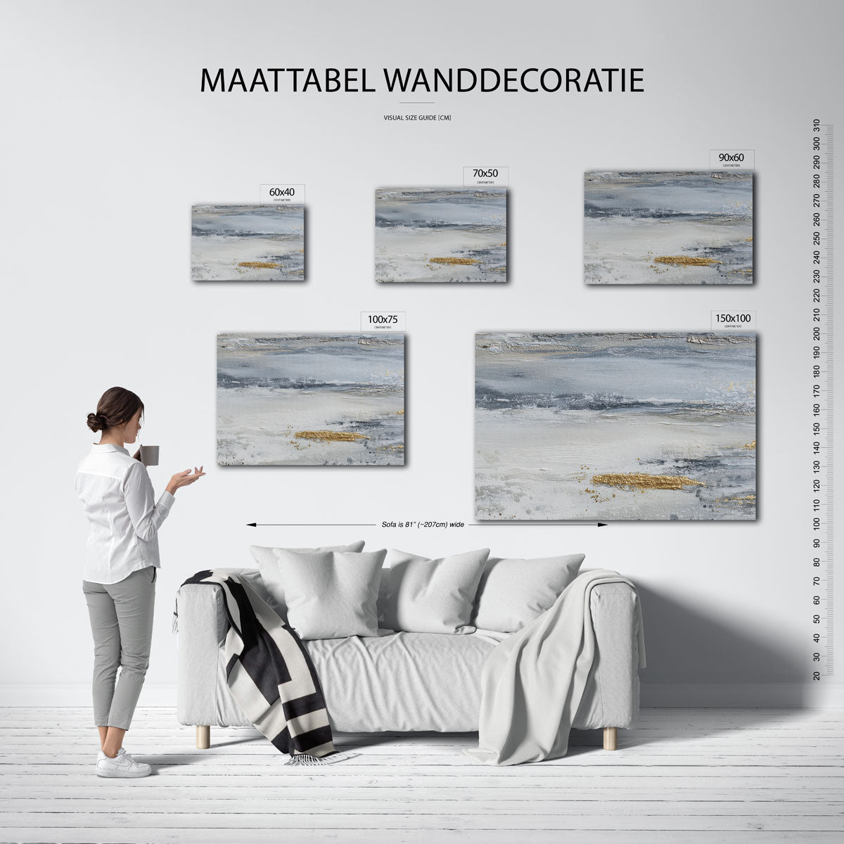 Gelaagde texturen Kunstwerk