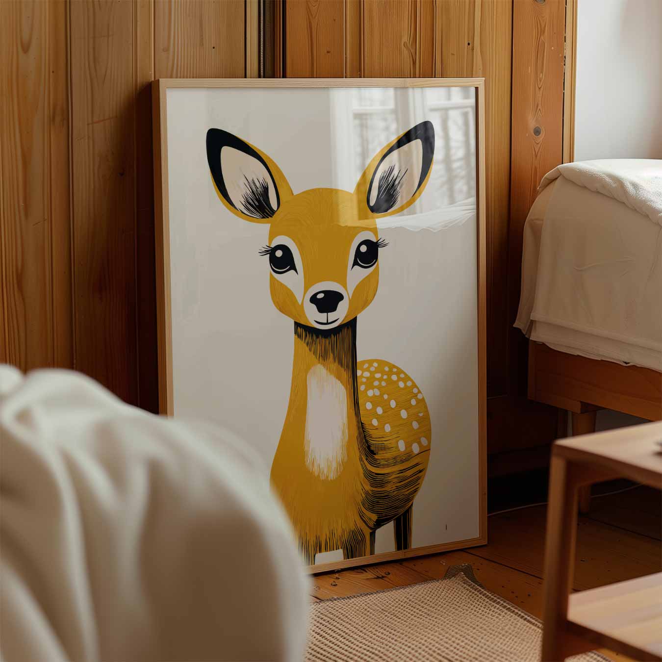 Schattige Hert Poster