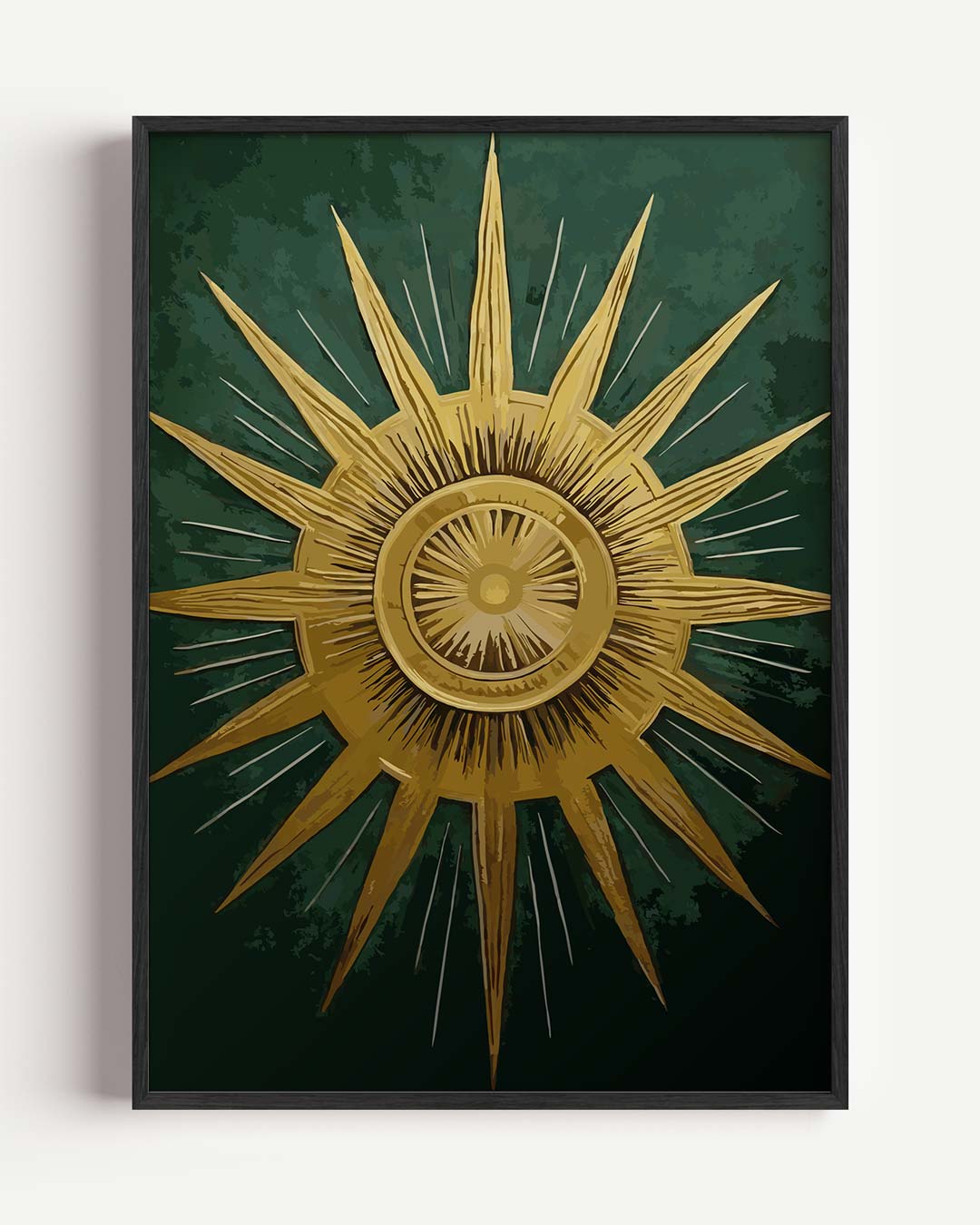 Stralende Zon en Maan Poster
