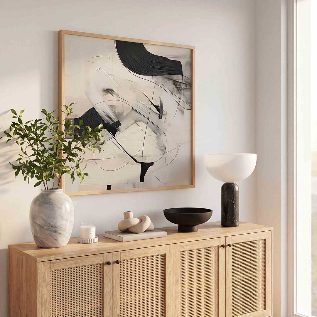 Abstracte lijnen Poster