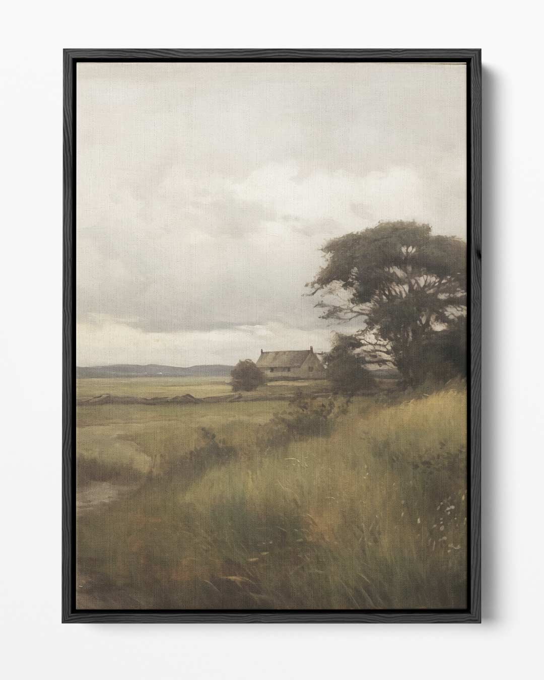 Rustieke Landschapsscène Kunstwerk-canvas-dibond-plexiglas-wanddecoratie-WallArtistic