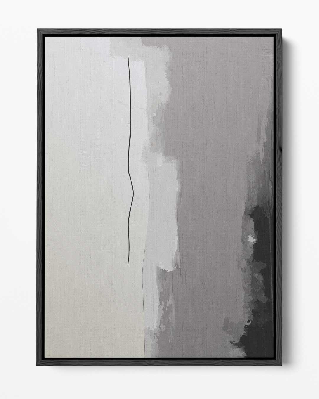 Minimalistische Grijstinten Harmonie Kunstwerk-canvas-dibond-plexiglas-wanddecoratie-WallArtistic