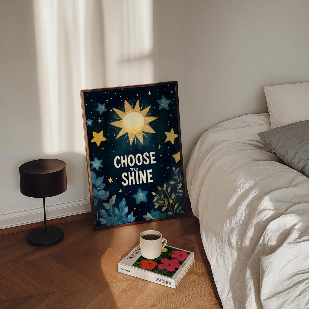 Stralende Inspiratie Poster