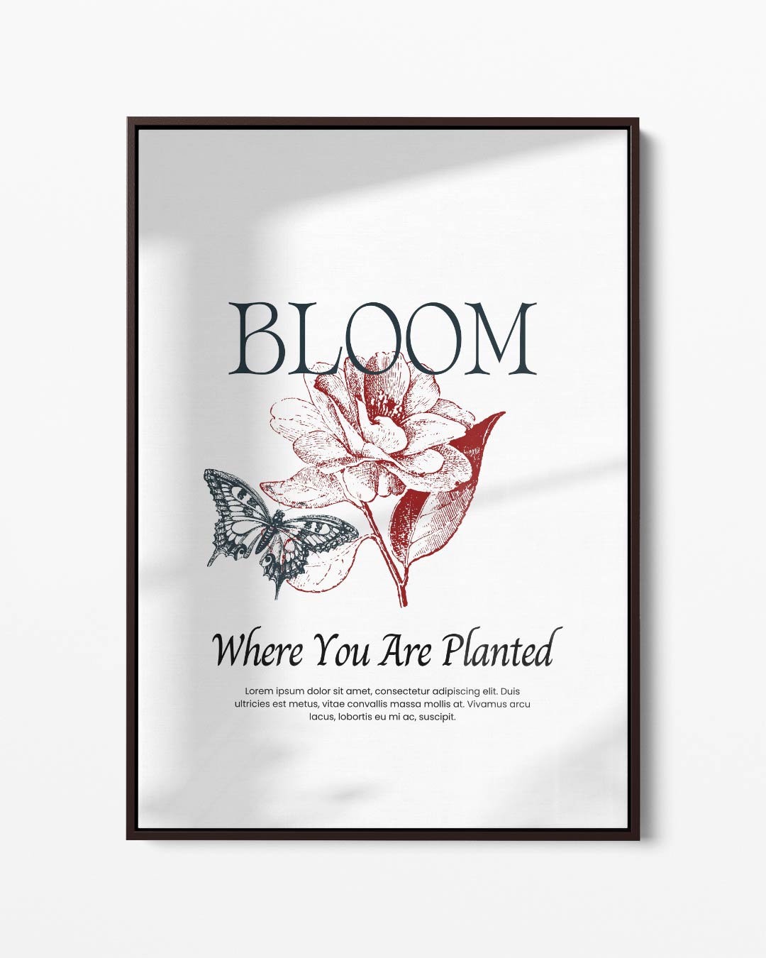 Bloom: Where You Are Planted Kunstwerk-canvas-dibond-plexiglas-wanddecoratie-WallArtistic