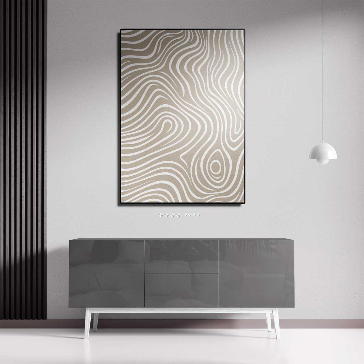 Houten Spiralen Wanddecor Kunstwerk-canvas-dibond-plexiglas-wanddecoratie-WallArtistic