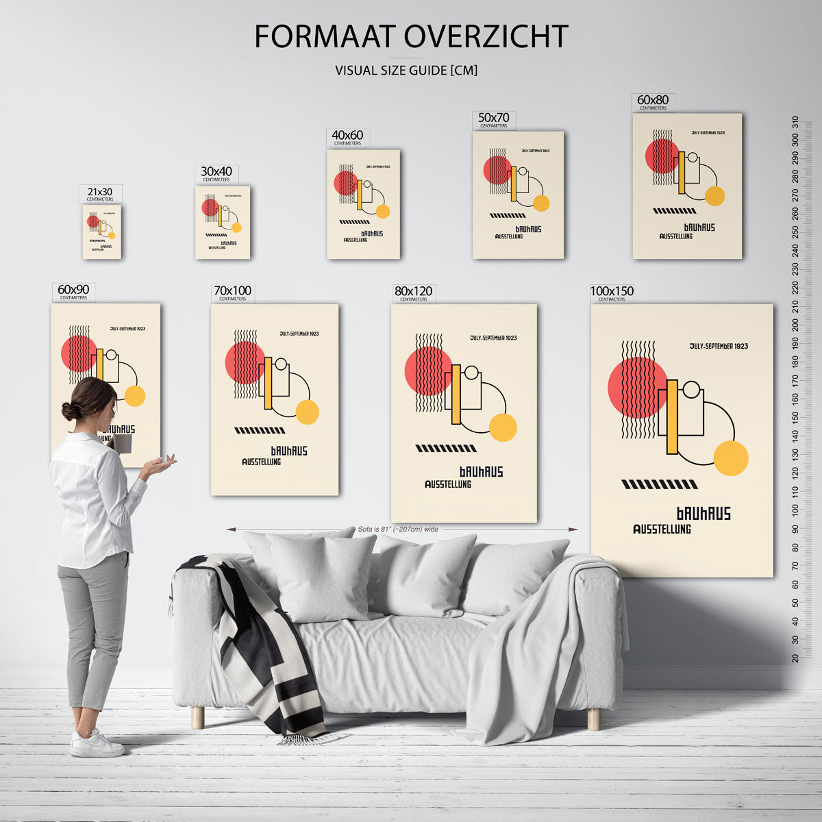 Vormen en lijnen Poster