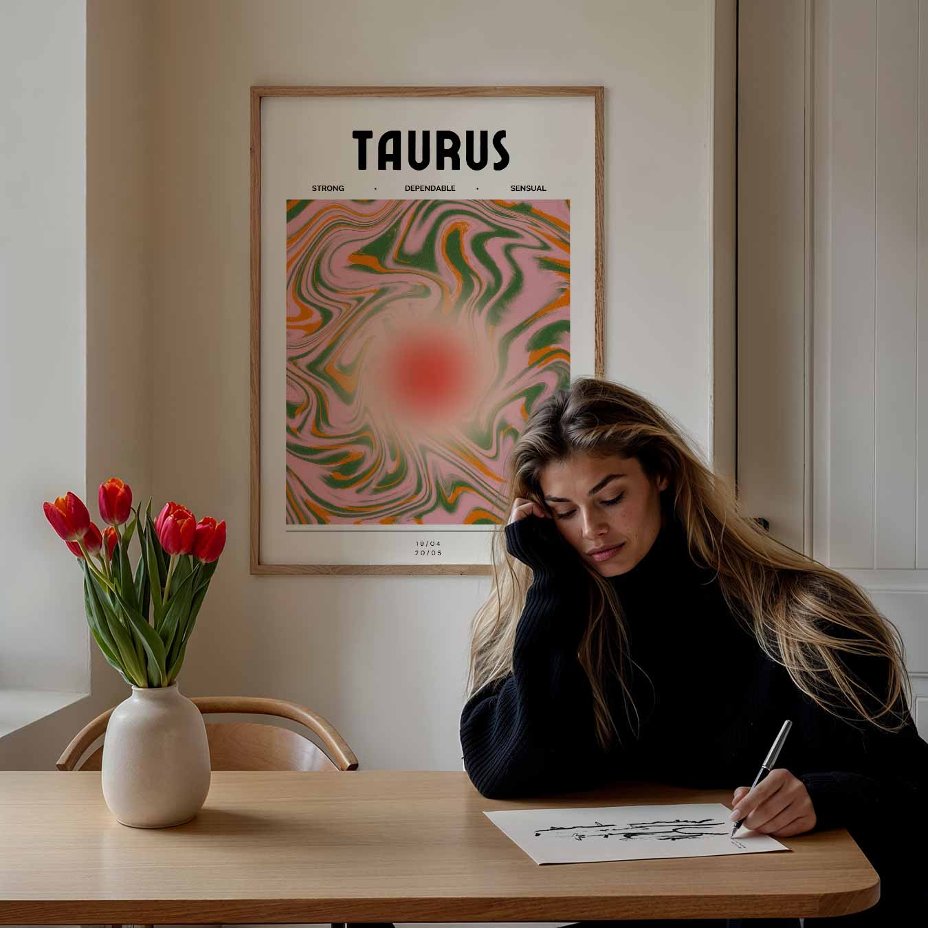 Taurus Abstracte Poster