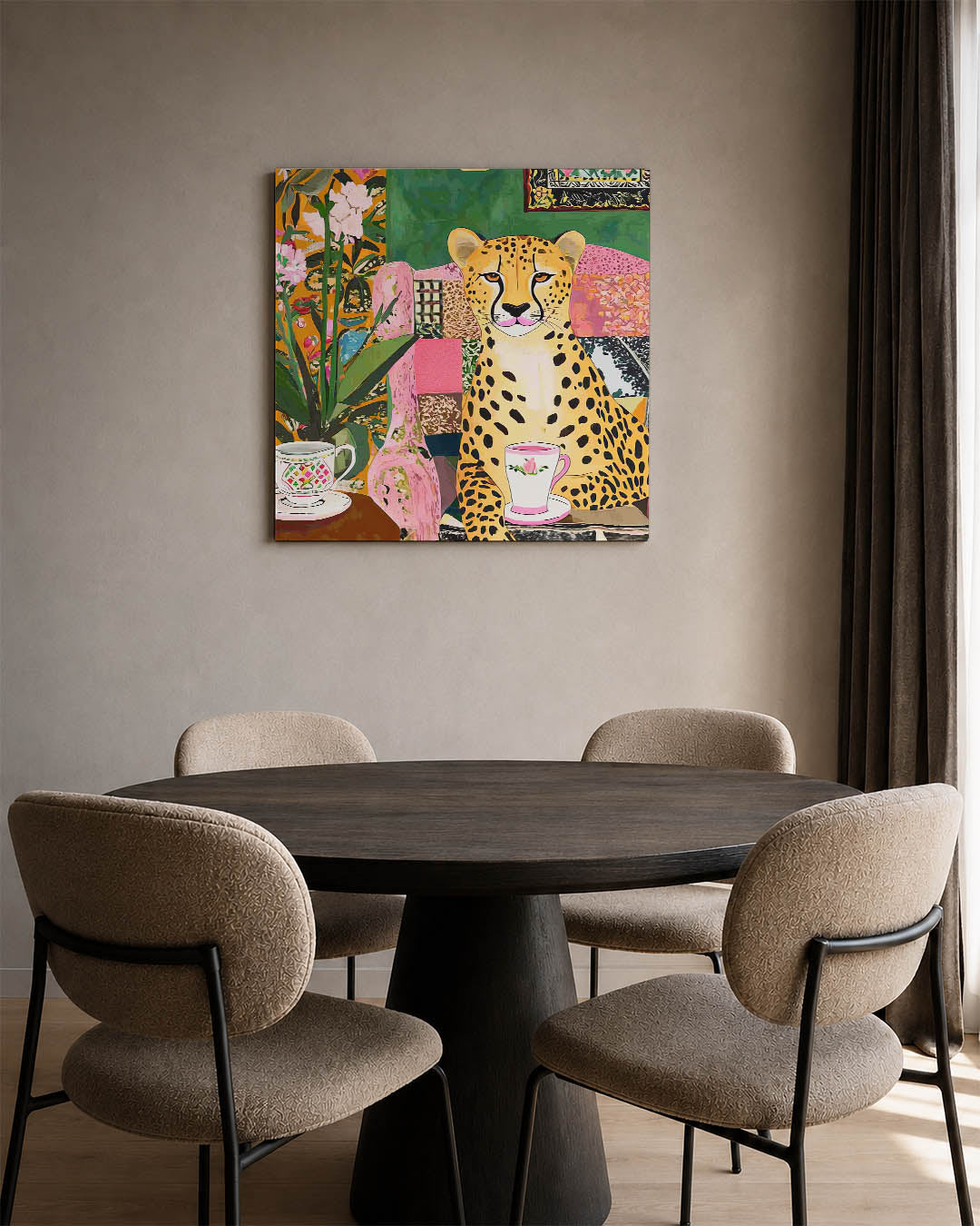 Vrolijke dierenkamer Kunstwerk