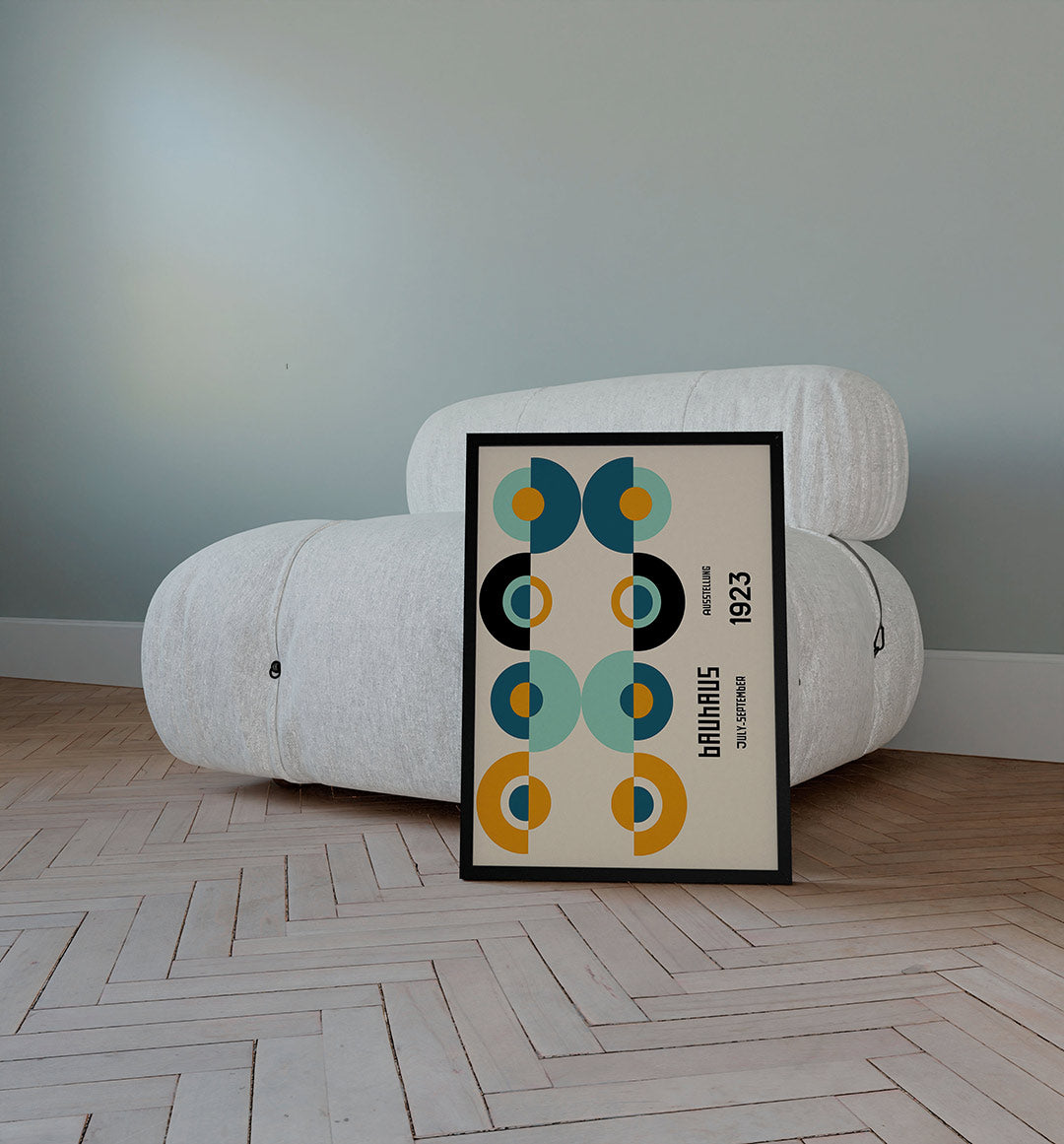 Cirkelvormen en kleur Poster