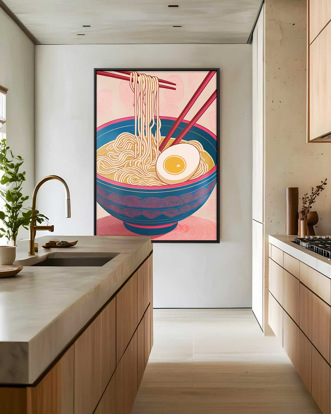 Kleurrijke Ramen Illustratie Kunstwerk-canvas-dibond-plexiglas-wanddecoratie-WallArtistic
