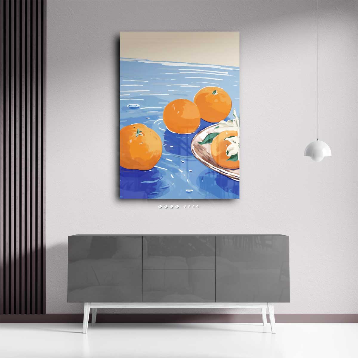 Zomers Citrus Geluk Kunstwerk-canvas-dibond-plexiglas-wanddecoratie-WallArtistic