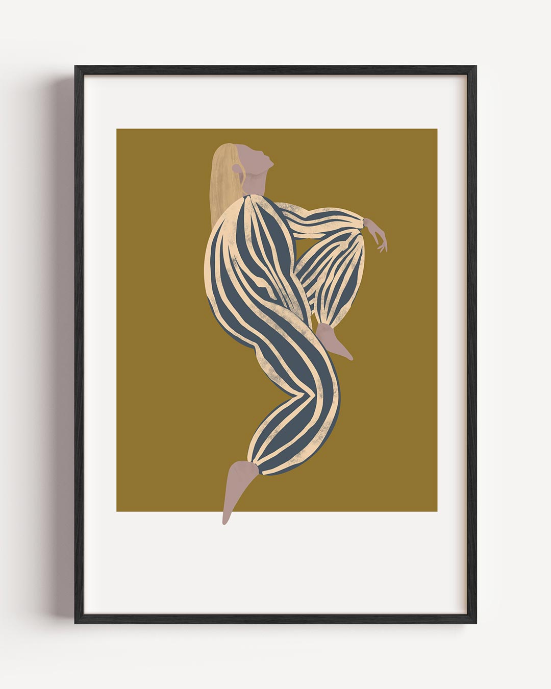 Stijlvolle Damesfiguur Poster-WallArtistic