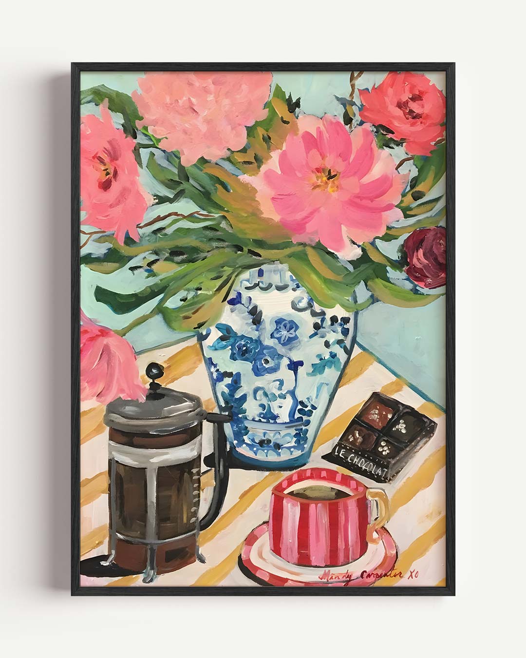 Fleurige Ochtendmomenten Poster