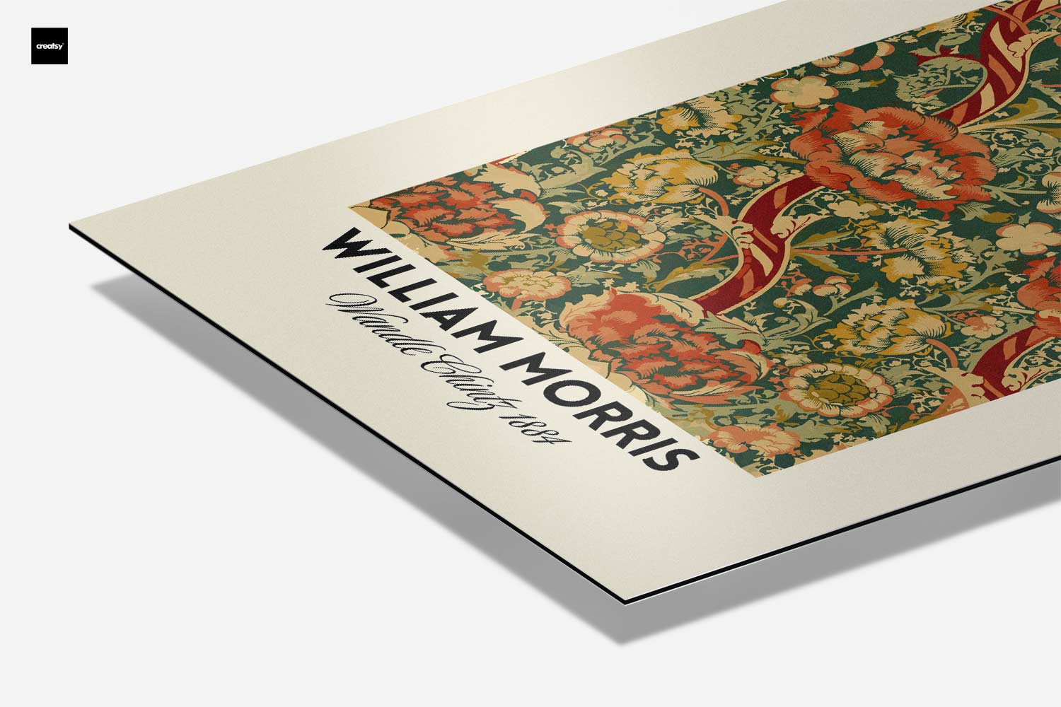 Bloemenpracht van Morris Kunstwerk-canvas-dibond-plexiglas-wanddecoratie-WallArtistic