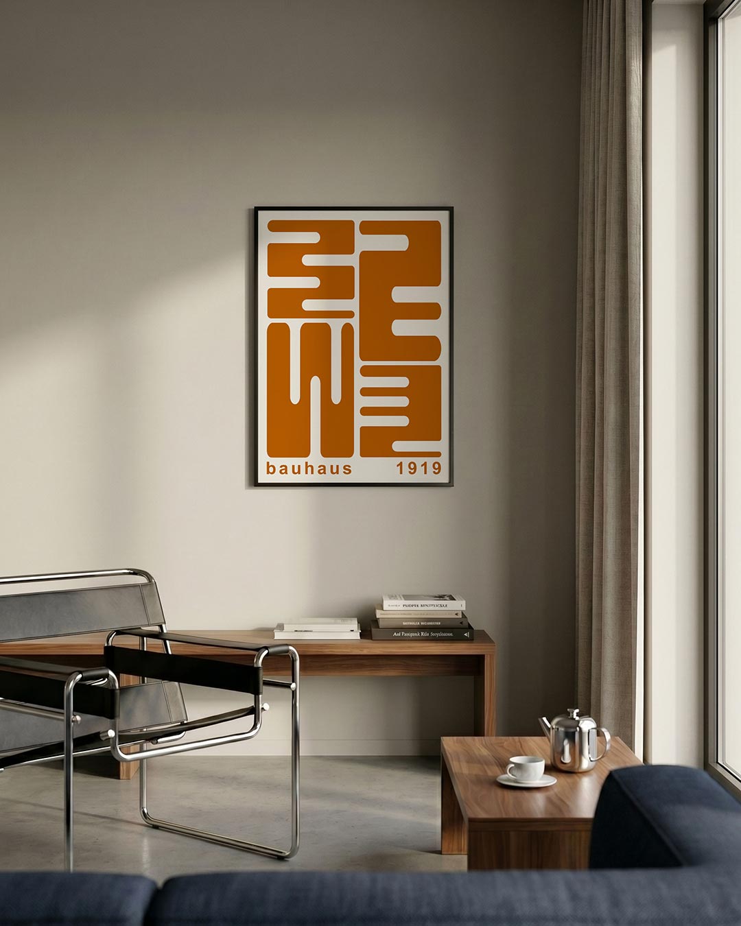 Vorm en lijnenspel Poster