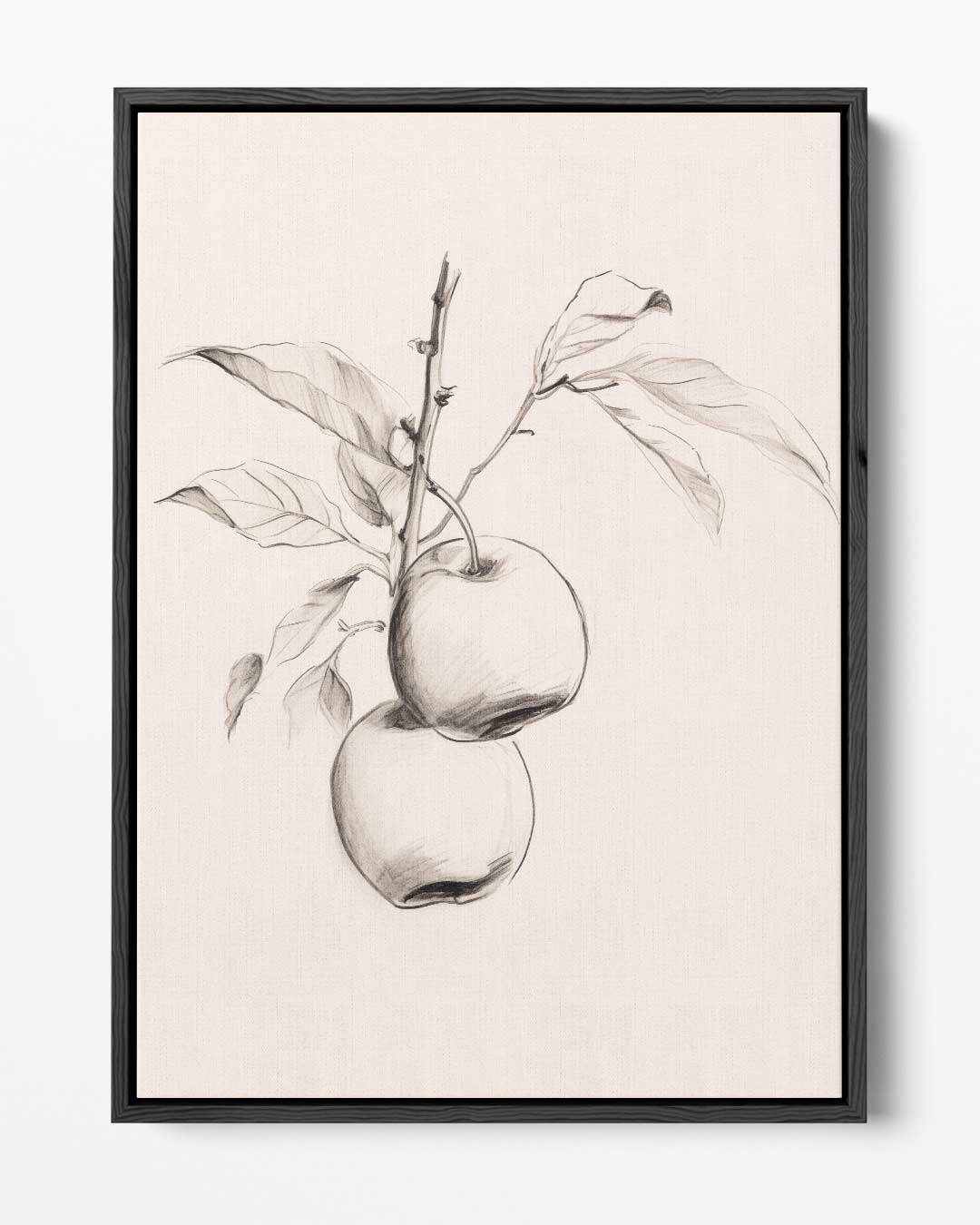 Sierlijke Potloodschets van Appeltak Kunstwerk-canvas-dibond-plexiglas-wanddecoratie-WallArtistic