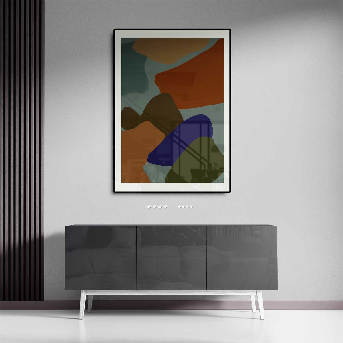 Vrolijke Vormen Kunstwerk-canvas-dibond-plexiglas-wanddecoratie-WallArtistic