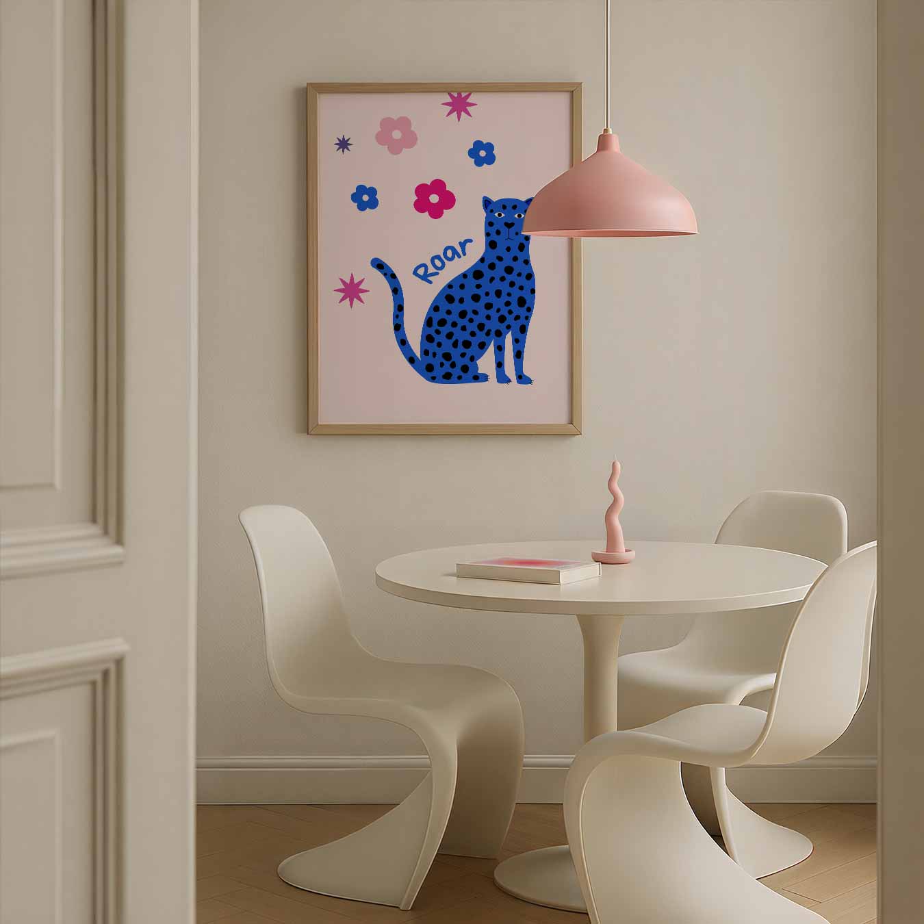 Roarende Luipaard Poster