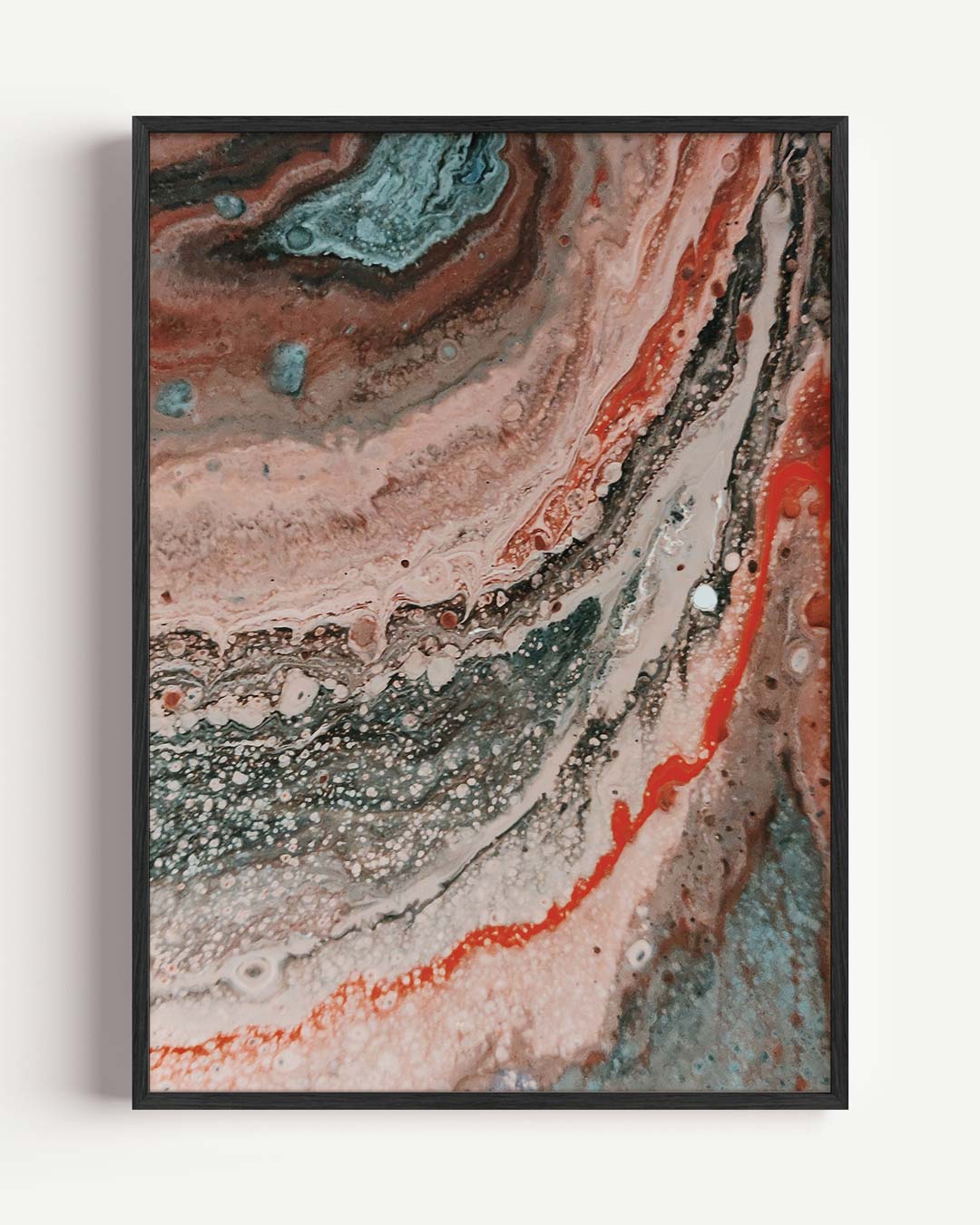 Abstracte Aardetinten Wandposter