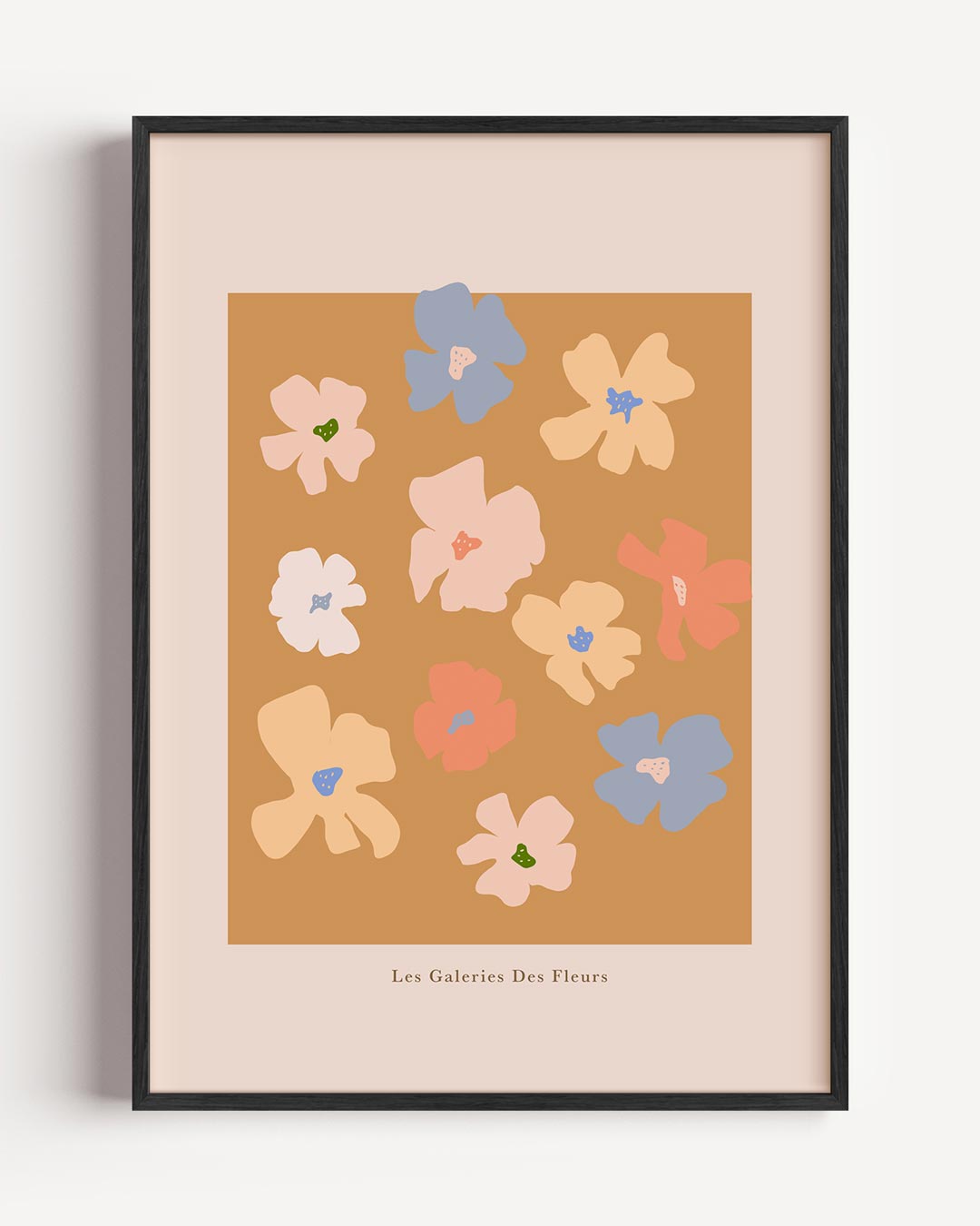 Bloemenpracht in Pastel Poster-WallArtistic
