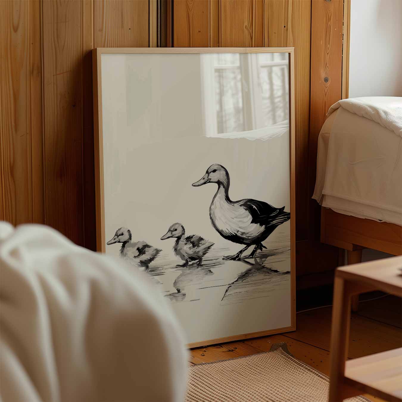 Zachte Stappen Eendjes Wandeling Poster