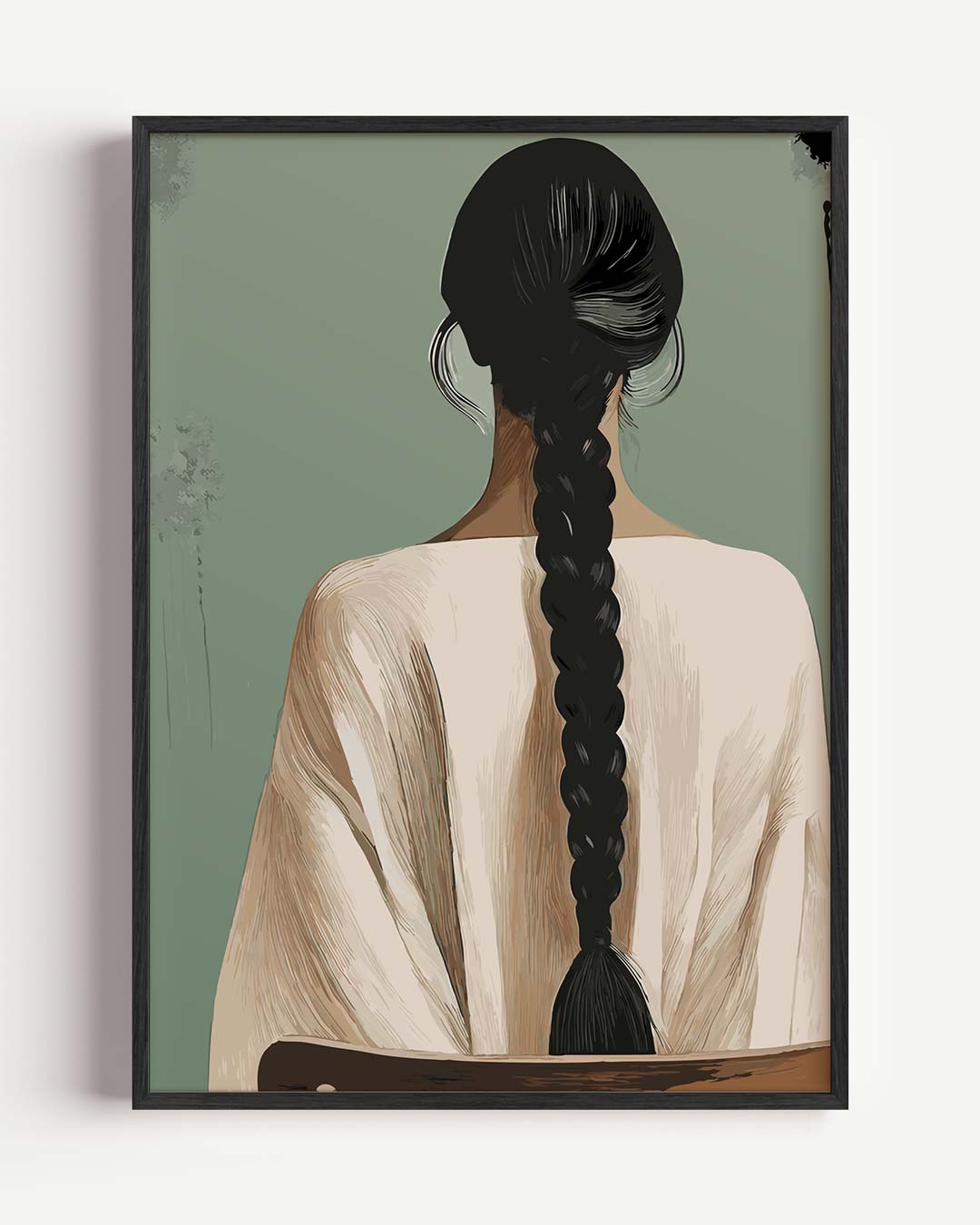 Mystieke Vlecht Portret Poster