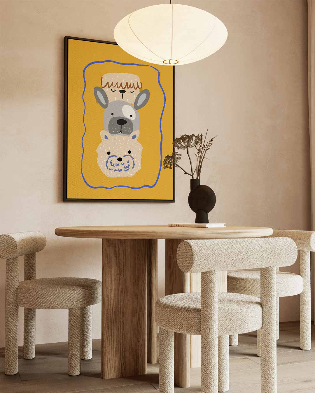 Dierenvrienden Avontuur Kunstwerk-canvas-dibond-plexiglas-wanddecoratie-WallArtistic